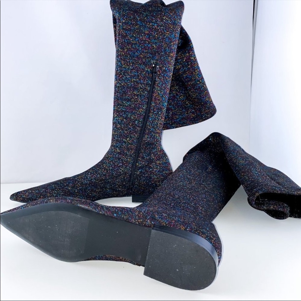 Zara Black Over the Knee Boots - Picture 7 of 7